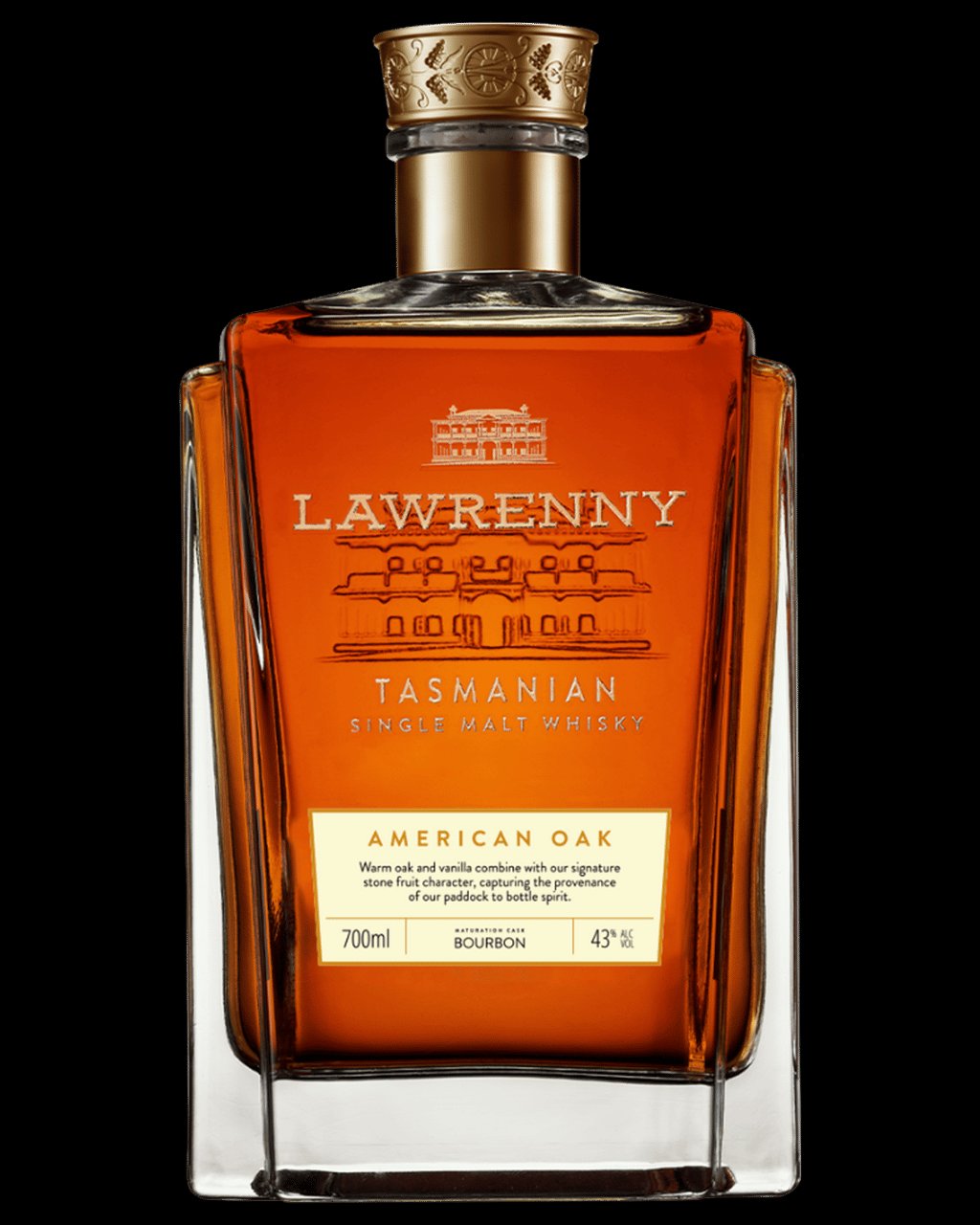 'American Oak' Tasmanian Single Malt Whisky 43%