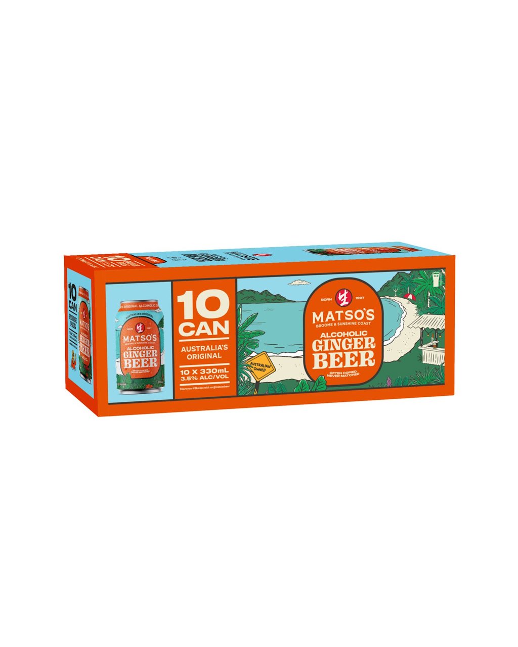 Alcoholic Ginger Beer Cans 10 Pack