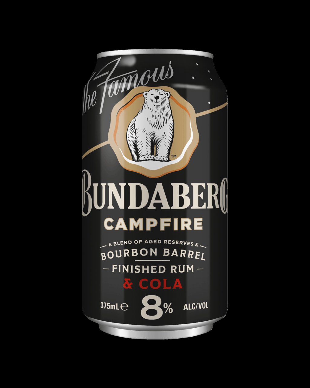 Campfire Extra Bourbon Barrel Finished Rum 8% Cans