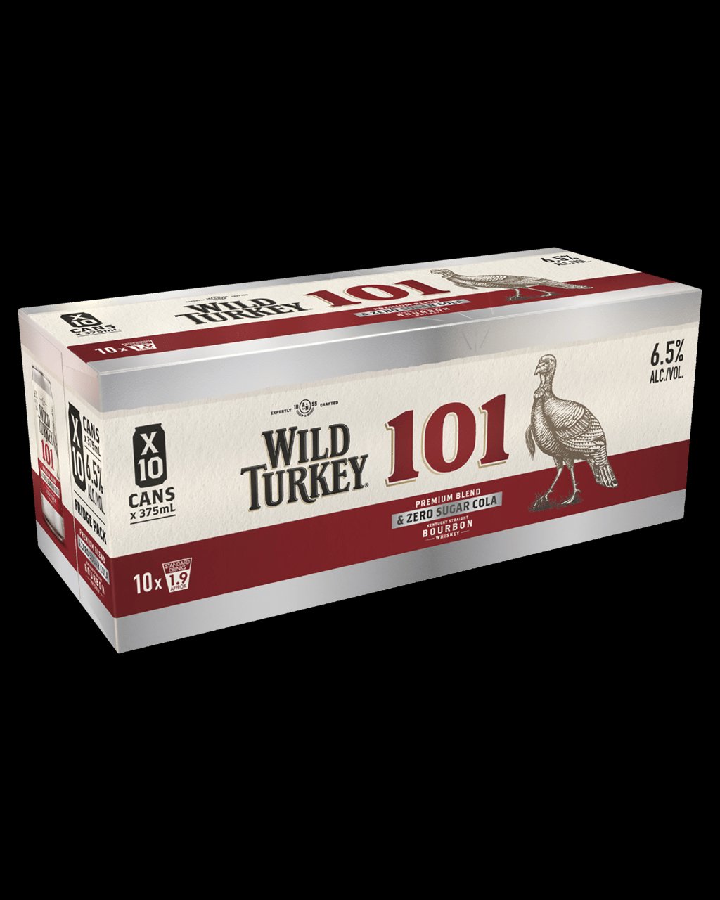 101 Bourbon & Zero Cola Cans 10x375mL