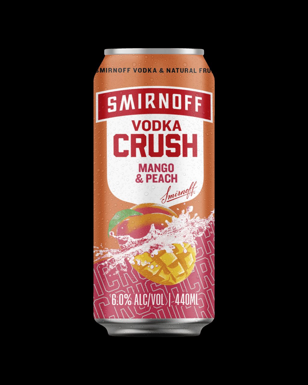 Crush Mango and Peach Cans