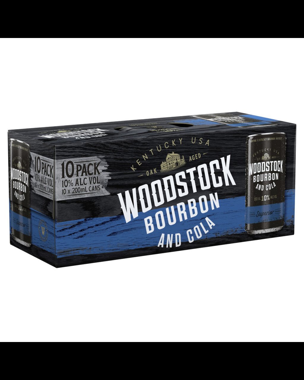 Bourbon and Cola 10% 10 Pack Cans